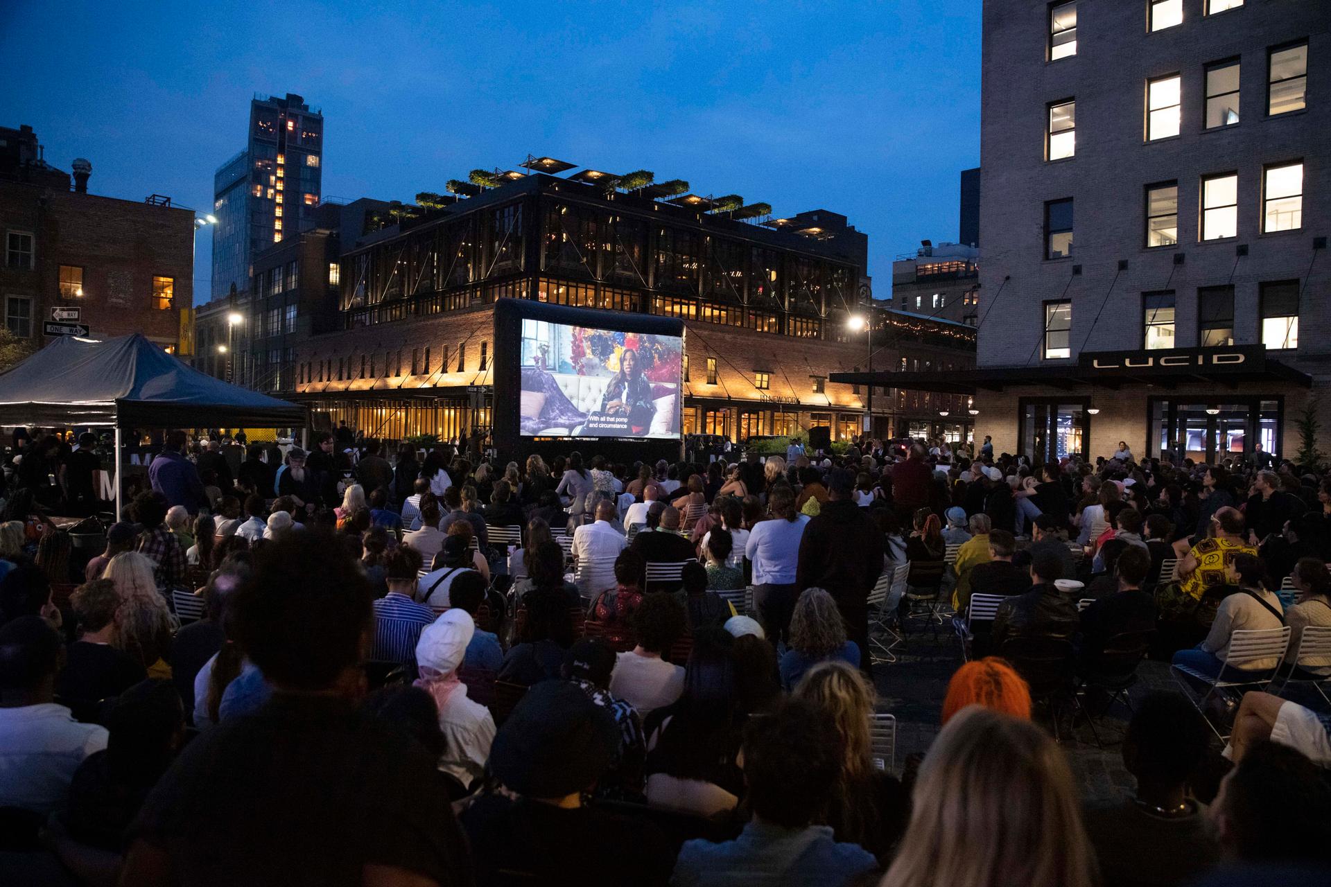 Outdoor Film Screening on Seaport